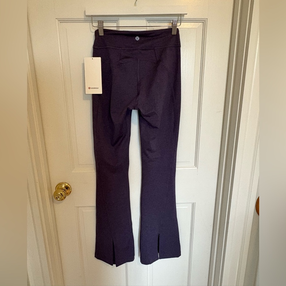 lululemon Softy Suedey Split-Hem High-Rise Mini-Flare Pant in Nightfall size 6 - Picture 10 of 13